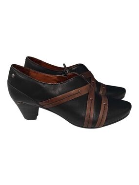 PIKOLINOS Rotterdam Black & Brown Leather Shoe Size 41 / 10.5 - 11 Women's.